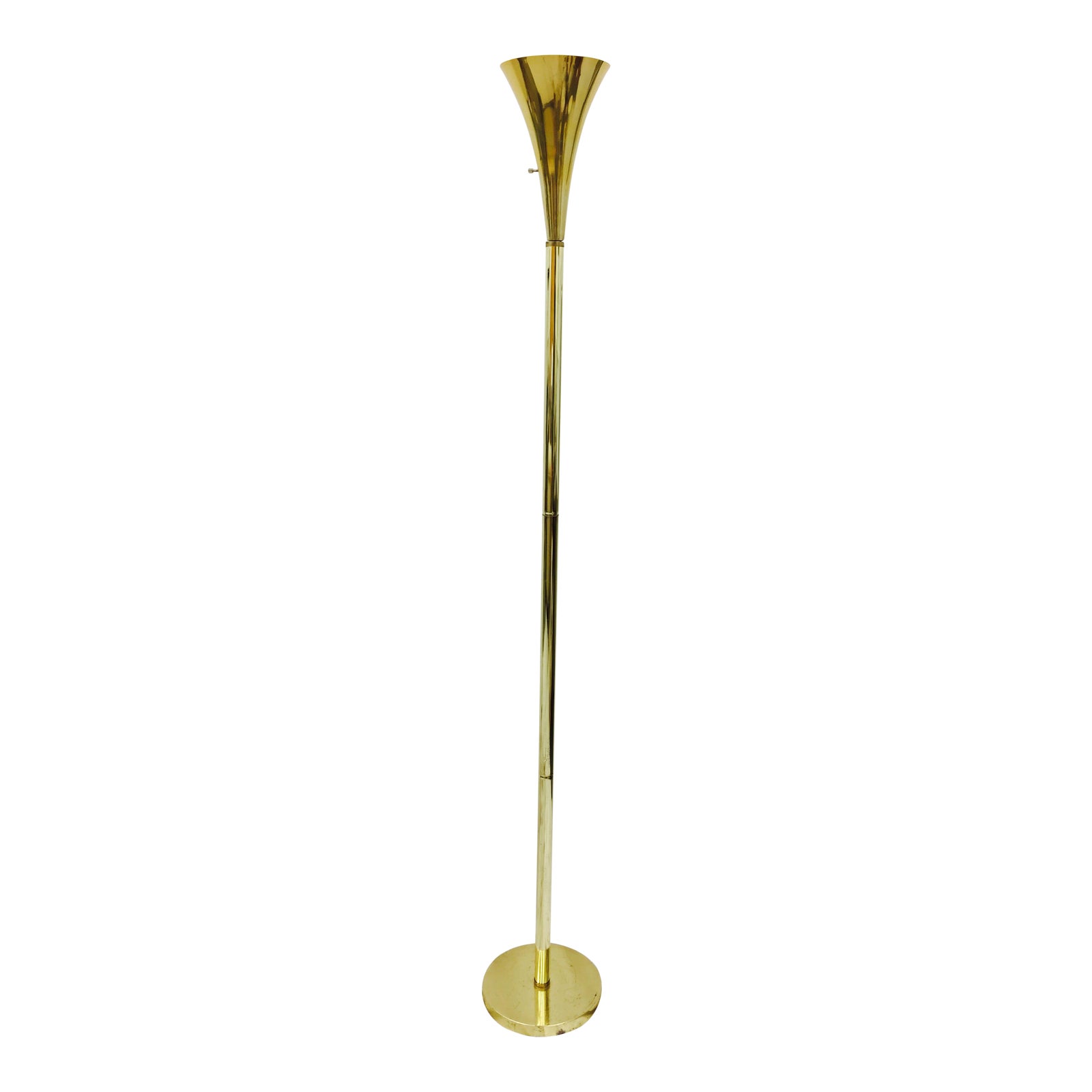 Vintage Mid Century Brass Tulip Floor Lamp Chairish