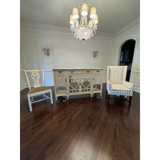 Chippendale Dining Chairs With Coordinating Host Chairs by Hickory Chair Set of 8 Side Chairs, 2 Host Chairs. For Sale - Image 17 of 17