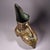 Late 19th Century Asian Gilt Bronze Tripod Vessel With Inscriptions, 1600g, Archaic Libation Cup For Sale - Image 4 of 10