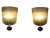 1980s Textured Smoked Murano Glass Sconces, 1980s, Set of 2 For Sale - Image 5 of 12