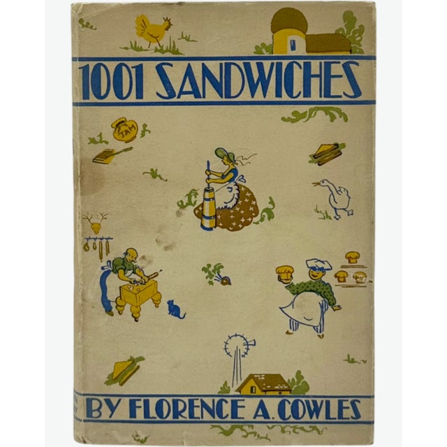 1001 Sandwiches by Florence A. Cowles 1936 Recipe Book For Sale - Image 13 of 13