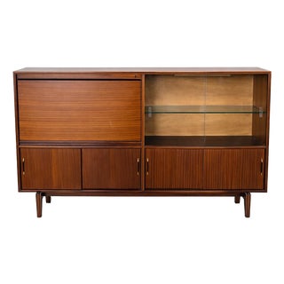Vintage Teak Bookcase Cabinet by Guy Rogers for Beaver & Tapley For Sale