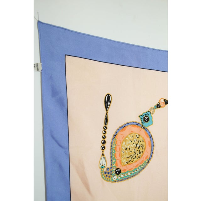 CARTIER New in Box Elegant Silk Scarf Must de Cartier Paris France. Les Must de Cartier Paris silk salmon scarf with...