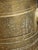 Metal Antique Judaica Brass Mortar and Pestle Set Heavy 7.5lb Heavy Cast Found J. Greenstein Provenance For Sale - Image 7 of 18