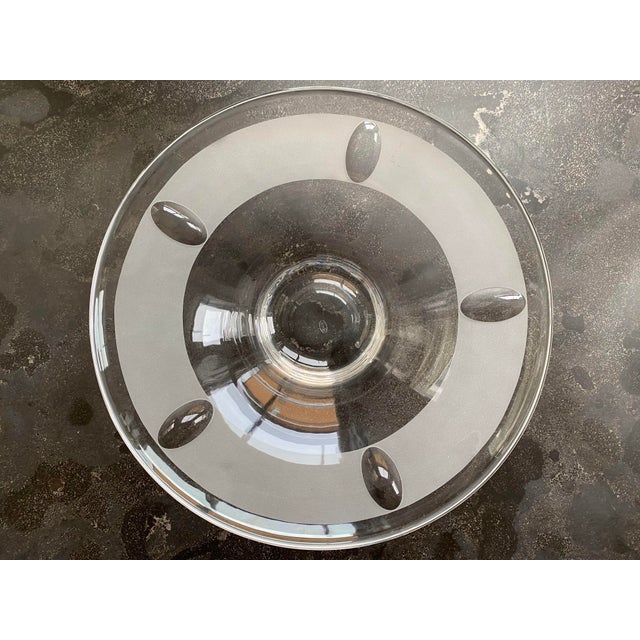 Glass Decorative Glass Bowls (2) by Barbara Barry for Baker Furniture - Vintage Early 2000s For Sale - Image 7 of 9