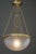 Chandelier with Original Glass Shade Vienna from Otto Prutscher, 1908 For Sale - Image 6 of 12