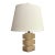 Small Vintage White Marble Lamp For Sale
