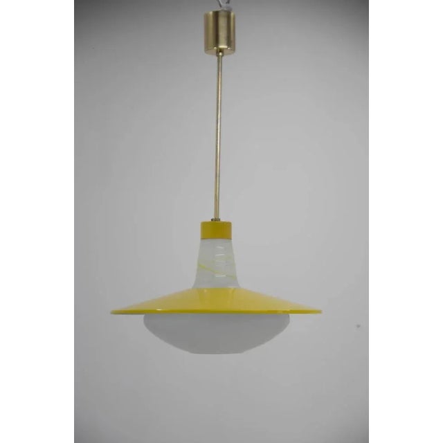 Mid-Century Pendant attributed to Kamenicky Senov, 1960s For Sale - Image 11 of 11