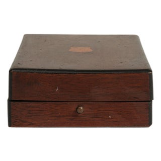 Early 20th Century France Brown Wood Box For Sale