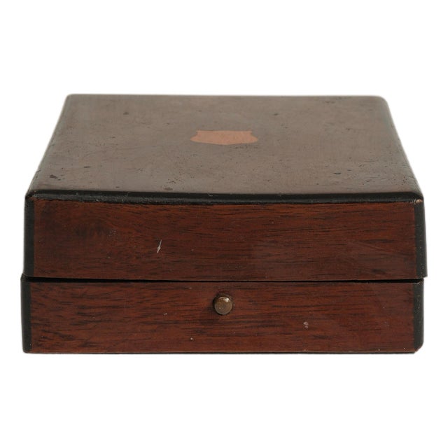 Early 20th Century France Brown Wood Box For Sale