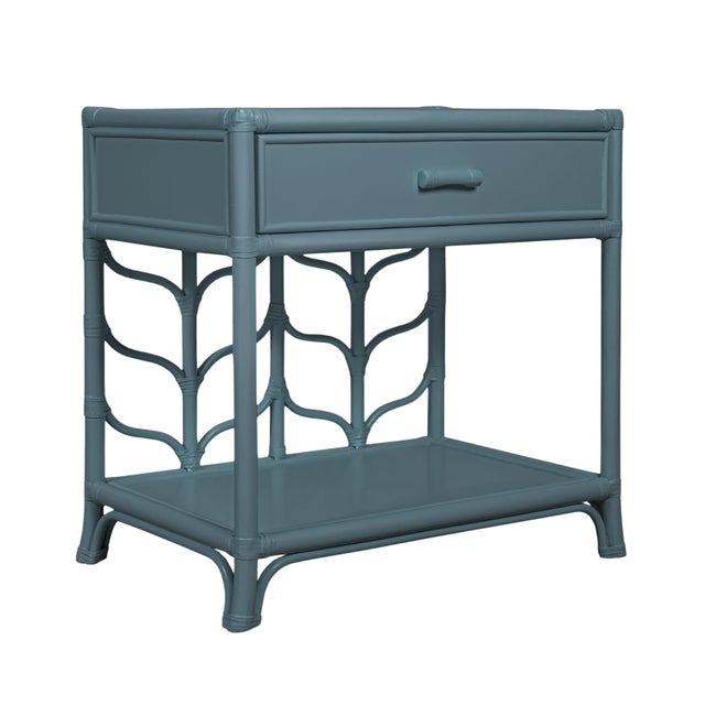 Not Yet Made - Made To Order Ivy Nightstand - Regatta Blue For Sale - Image 5 of 10