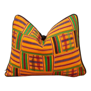 Asontewaa Vintage African Kente Pillow Cover