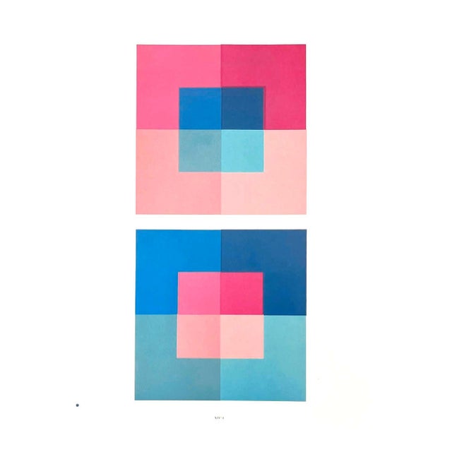 2009 Josef Albers the Interaction of Color Plate Xiv-1 For Sale