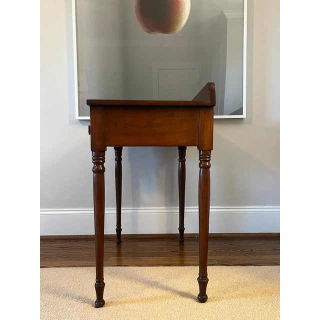 Late 19th Century Antique Cherry Bar or Serving Table with Drawer For Sale - Image 5 of 7