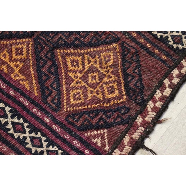 Vintage Nomadic Turkmen Sarma Kilim Rug, 1920s For Sale - Image 16 of 18
