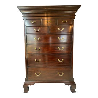 Henkel Harris 175 New Market Chest in #29 Classic Henkel Mahogany For Sale