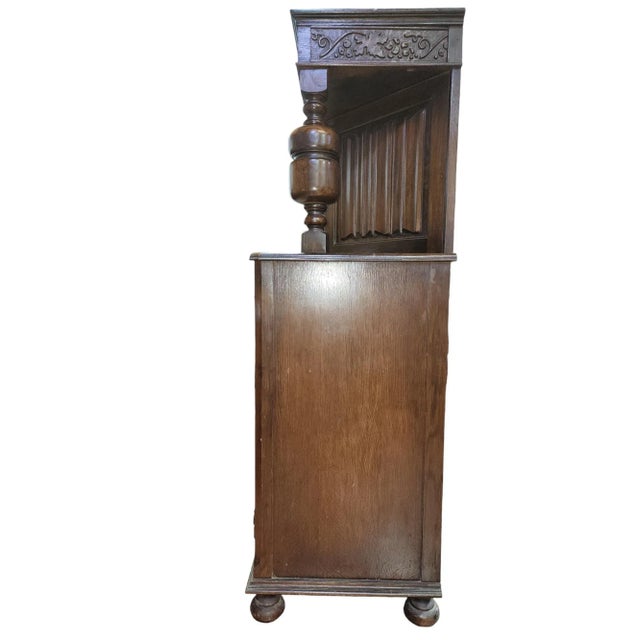 19th Century Oak Jacobean Court Cupboard For Sale In Atlanta - Image 6 of 7