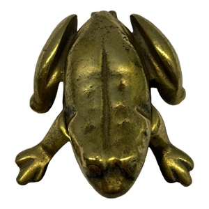Rare Antique Solid Brass Frog
