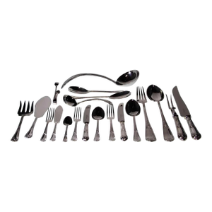 New Silver Flatware Set for 12- 119 Pieces La Regence Pattern-Complete Set