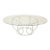 Vintage Mid Century Faux Bamboo Metal Coffee Cocktail Table For Sale