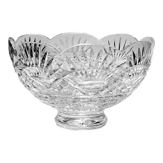 Late 20th Century Waterford Crystal Bowl Liberty Ben Franklin America's Heritage - Signed O'Keeffe For Sale