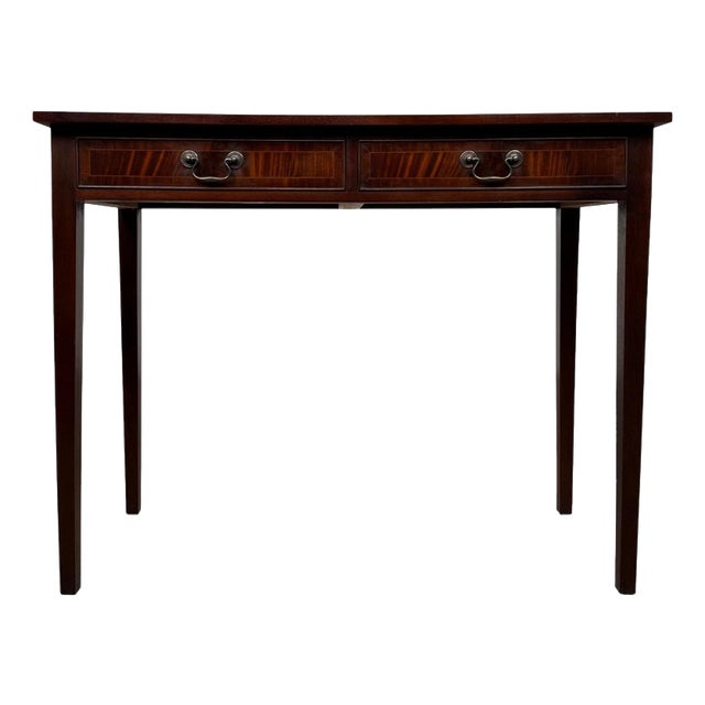 Antique English Mahogany Writing Table For Sale