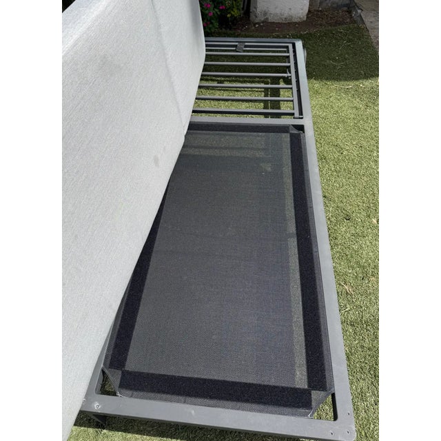 Gloster Grid Outdoor Chaise Loungers, Set of Four For Sale - Image 10 of 12