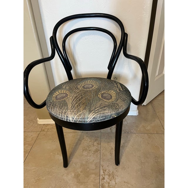 Shelby Williams 1970s Shelby Williams Vintage Mid-Century Modern Bentwood Thonet Style Arm Chair For Sale - Image 4 of 12