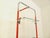 Bauhaus-Style Modular Bookcase in Red Metal, Chrome and Glass, 1970s For Sale - Image 4 of 18