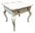 Habersham Country French Paint Distressed Side Table For Sale