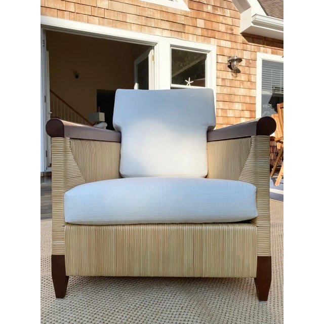 Woven Lounge Chair by Donghia For Sale - Image 10 of 18