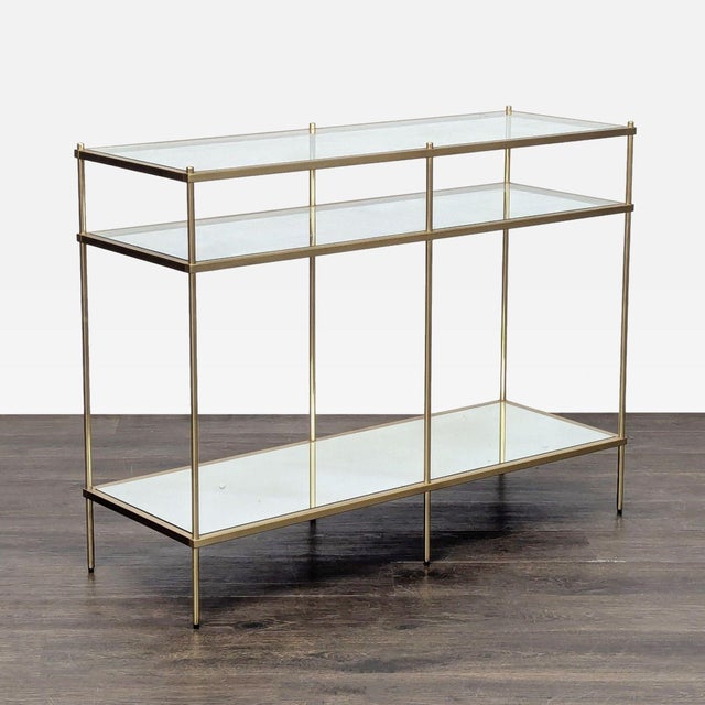 Modern West Elm Terrace Console Table For Sale - Image 3 of 6