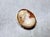 Antique Victorian Shell Cameo Athena Gold Brooch Pendant, Circa 1860-1880 For Sale - Image 4 of 9