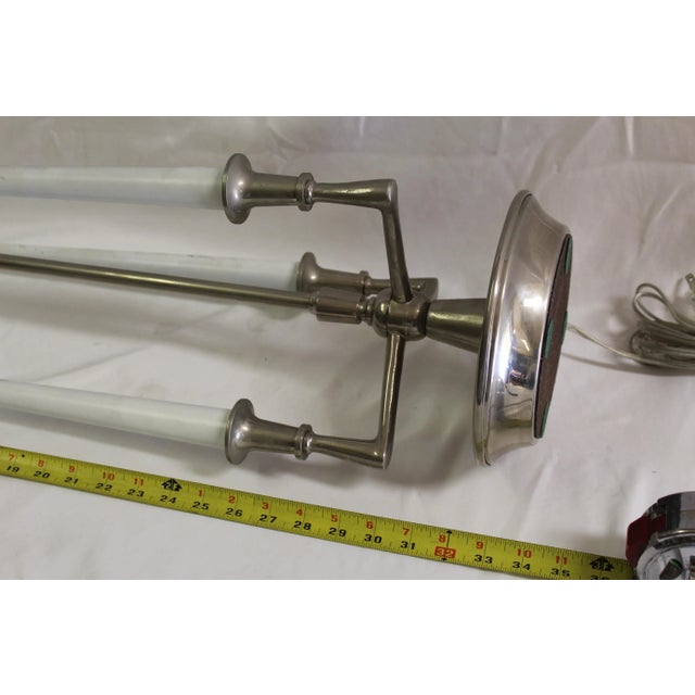 1990s Mid-Century Modern Three Arm Table Lamp For Sale - Image 4 of 9