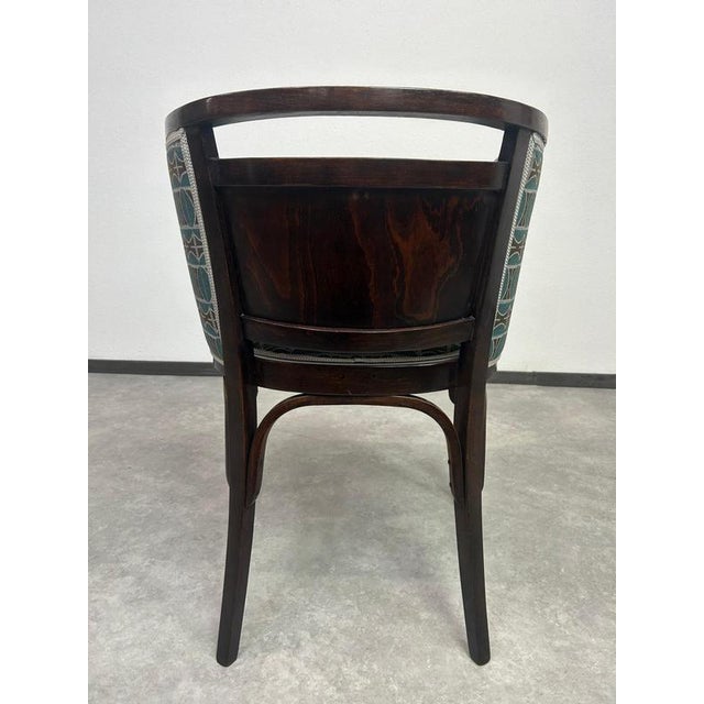 Jugendstil Office Chair attributed to Otto Wagner for J&J Kohn, 1890s For Sale - Image 11 of 13