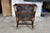 6 Late 20th Century Maitland Smith Chippendale Pierced Mahogany Dining Side Arm Chairs Silk Seats For Sale - Image 14 of 18