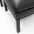 Set of Black Leather Wingchair and Ottoman by Borge Mogensen for Fredericia, 1960s For Sale - Image 16 of 17