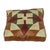 Vintage Patchwork Cushion with Diamond Pattern in Faux Leather, 1960s For Sale - Image 8 of 15