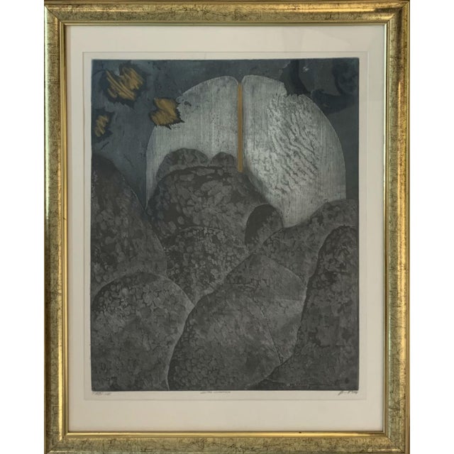 1990s Rafal Strent, Tablets, Etching on Paper, 1996 For Sale - Image 5 of 7