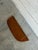 Beautiful vintage Danish wall shelf crafted in teak with elegant brass wire brackets. This minimalist Scandinavian...