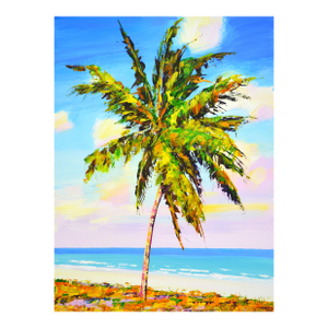 Palm. Ocean 36. Original Contemporary Painting