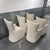 Textile Signature Designs for Artistica Home Juliet Armchairs + Casters, Set of Five For Sale - Image 7 of 12
