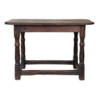 Late 17th Century English Oak Tavern Table For Sale