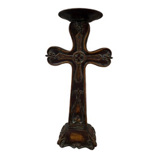 Cross Candle Holder For Sale