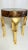 Hollywood Regency Late 20th Century Faux Tortoiseshell Doe Hoof Table - Newly Painted by Turtle and Crane - John Dickinson Style - Newly Painted For Sale - Image 3 of 7