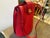 Red A 1995 Vintage Louis Vuitton Castillan Red Epi Leather Cluny Shoulder Bag For Sale - Image 8 of 17