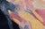 Pink Abstract "Volcanic Ember" Modern Hand-Tufted Wool Rug – Navy, Pink, & Gold For Sale - Image 8 of 10
