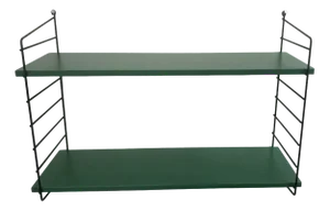 Wall Shelf in Wood and Metal, 1970s