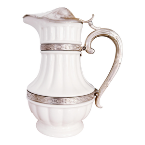 Antique China and Silver Teapot From the Ritz Hotel in London