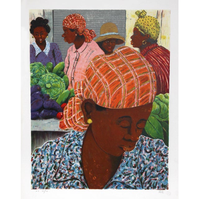 David Azuz, Island Woman, Lithograph For Sale